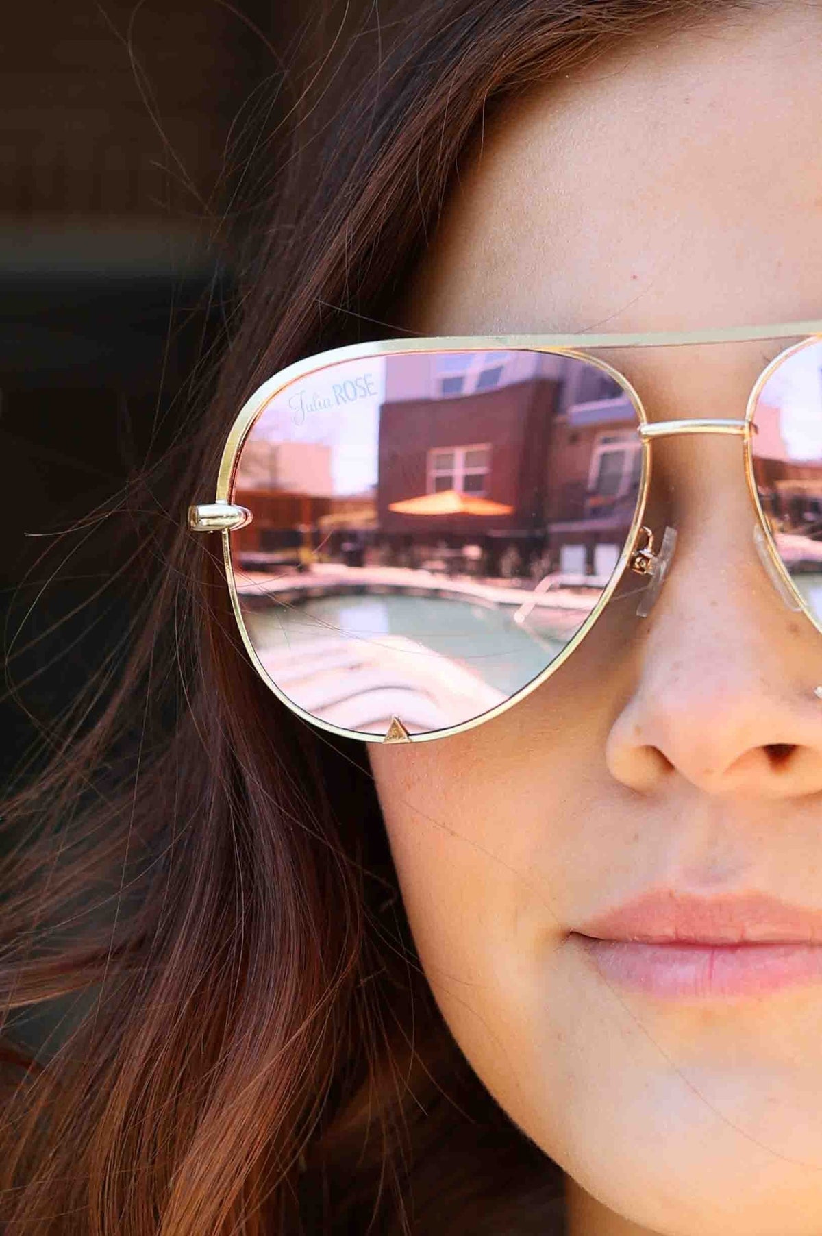 Ready to Ship | The Alex Pink/Gold - High Quality Unisex Aviator Sunglasses*