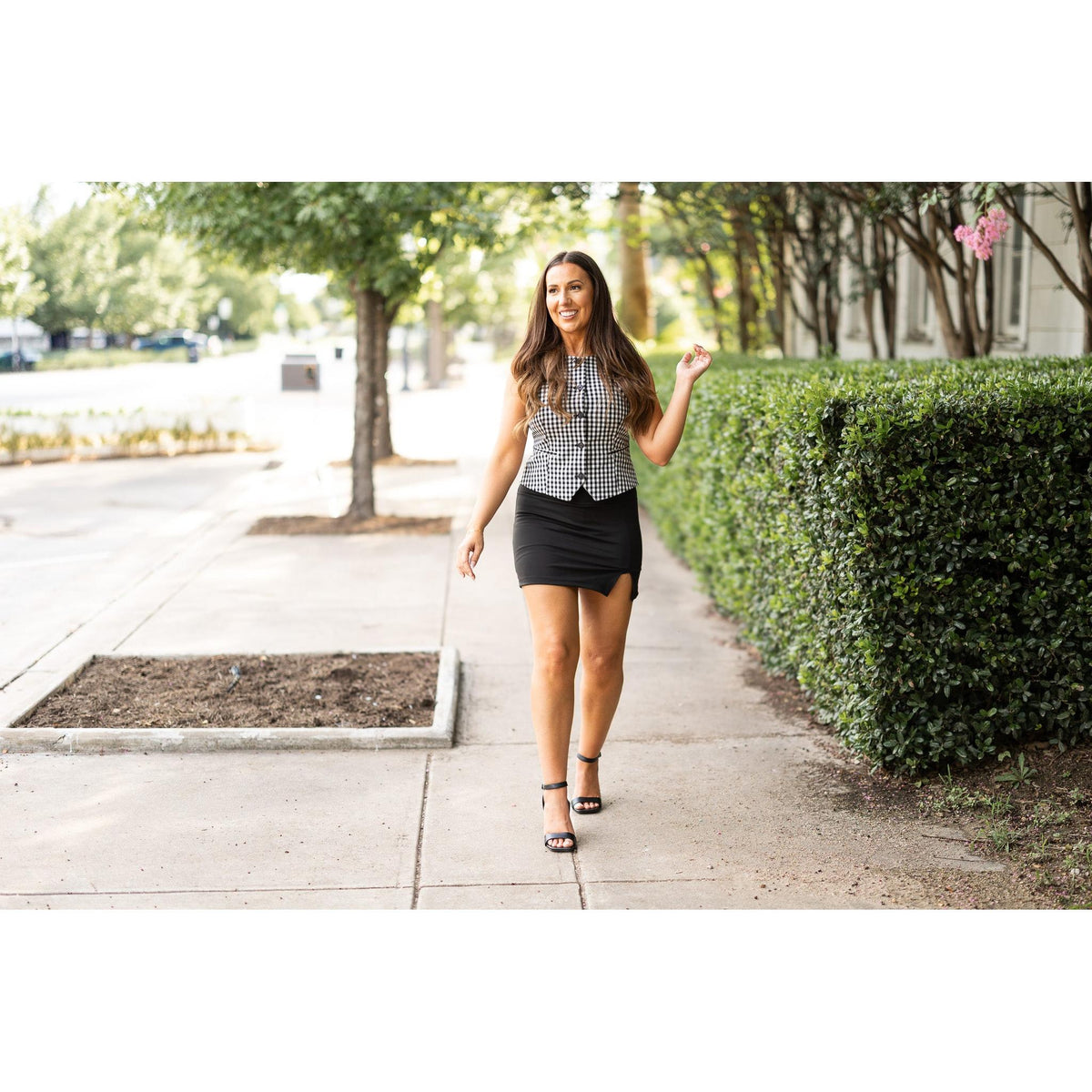 Julia Rose The Savannah deluxe sculpting A-line skort women’s skort with built-in shorts
