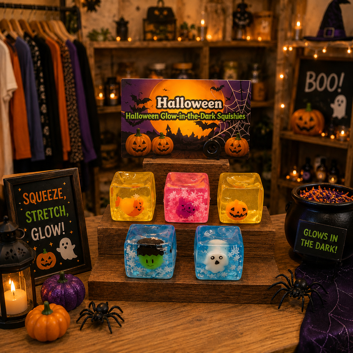 Ready to Ship - Halloween Glow-in-the-Dark Cubes*