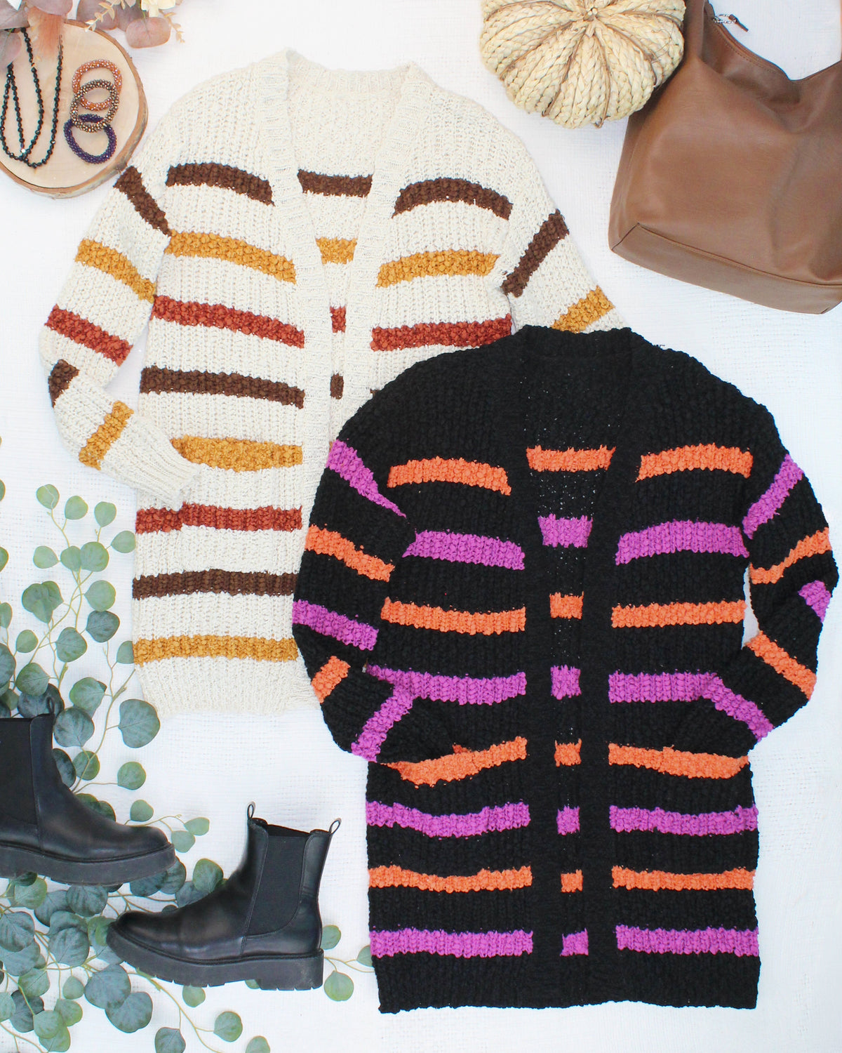 IN STOCK Halloween Striped Cardigan FINAL SALE
