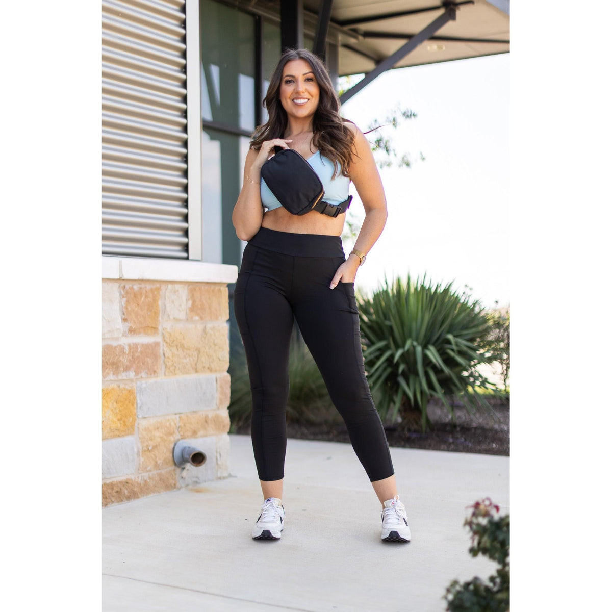 Julia Rose The Shannon double pocket sculpting leggings high-waisted women’s leggings