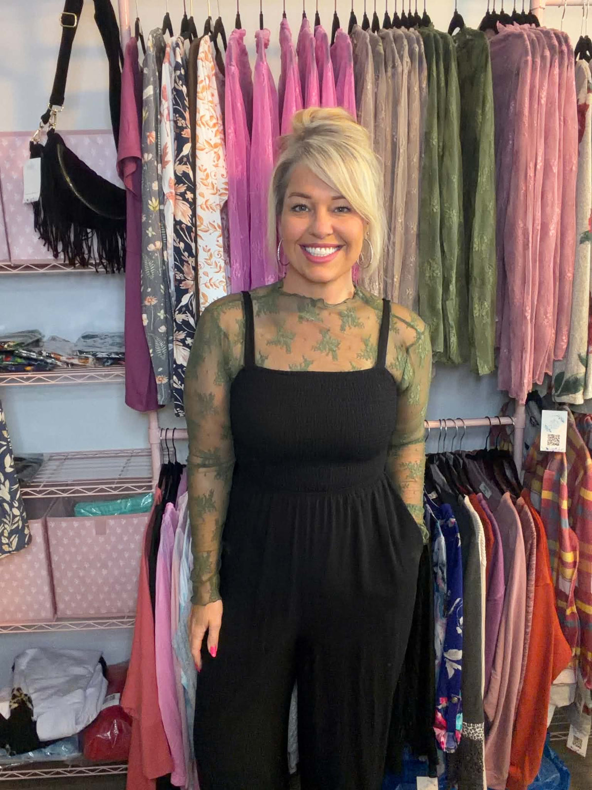 Zenana Lace Layering Top