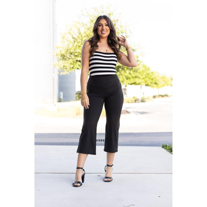 Julia Rose The Faith tummy control high-waisted gaucho pants women’s wide leg pants