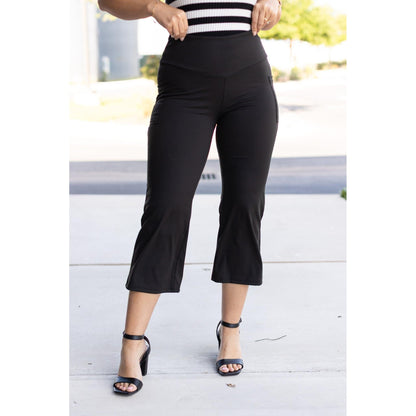 Julia Rose The Faith tummy control high-waisted gaucho pants women’s wide leg pants
