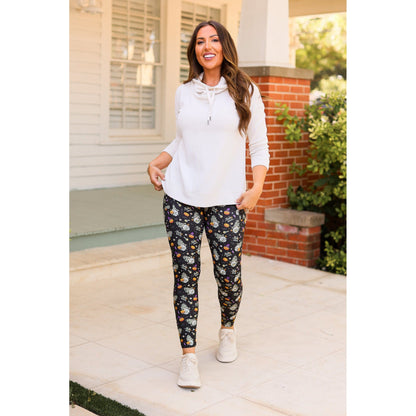 Ready to Ship  | Halloween Gnomes Full Length Leggings