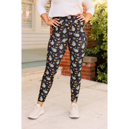 Ready to Ship  | Halloween Gnomes Full Length Leggings