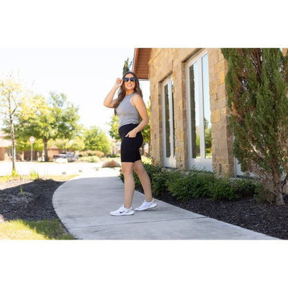 Ready to Ship | The Bree - Black BIKER SHORTS - Luxe Leggings by Julia Rose®