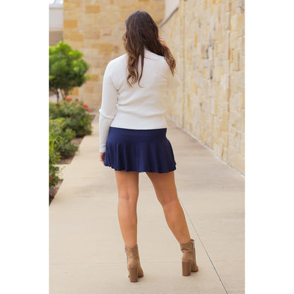 PreOrder | The Josie Navy Skort - Round 3