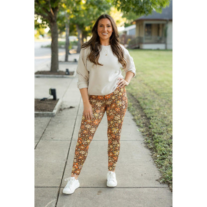 Ready to Ship  |  The Autumn - Fall Leaves Leggings