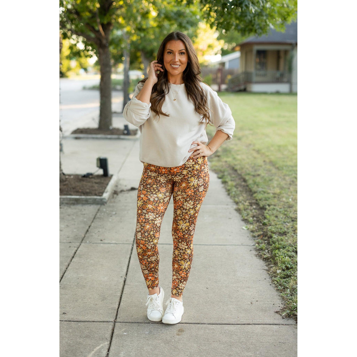 Ready to Ship  |  The Autumn - Fall Leaves Leggings