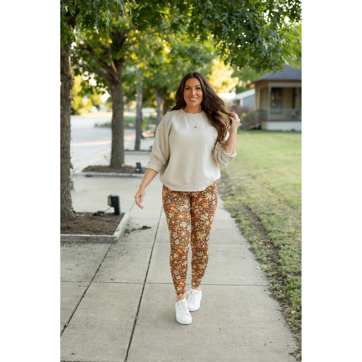 Ready to Ship  |  The Autumn - Fall Leaves Leggings