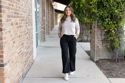 Ready to Ship | The Jenna - Comfy Wide Leg Fleece pants*