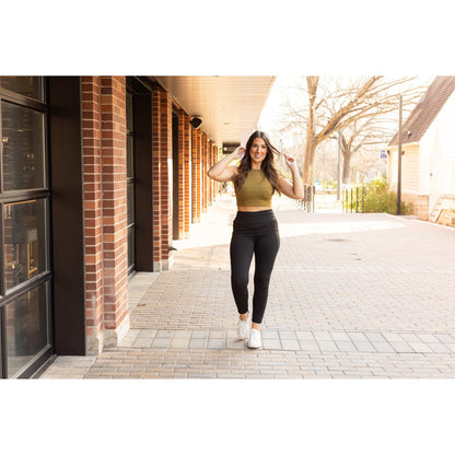 The Adriana - Tummy Control Full Length Leggings with Pockets - Round 2- Luxe Leggings by Julia Rose®