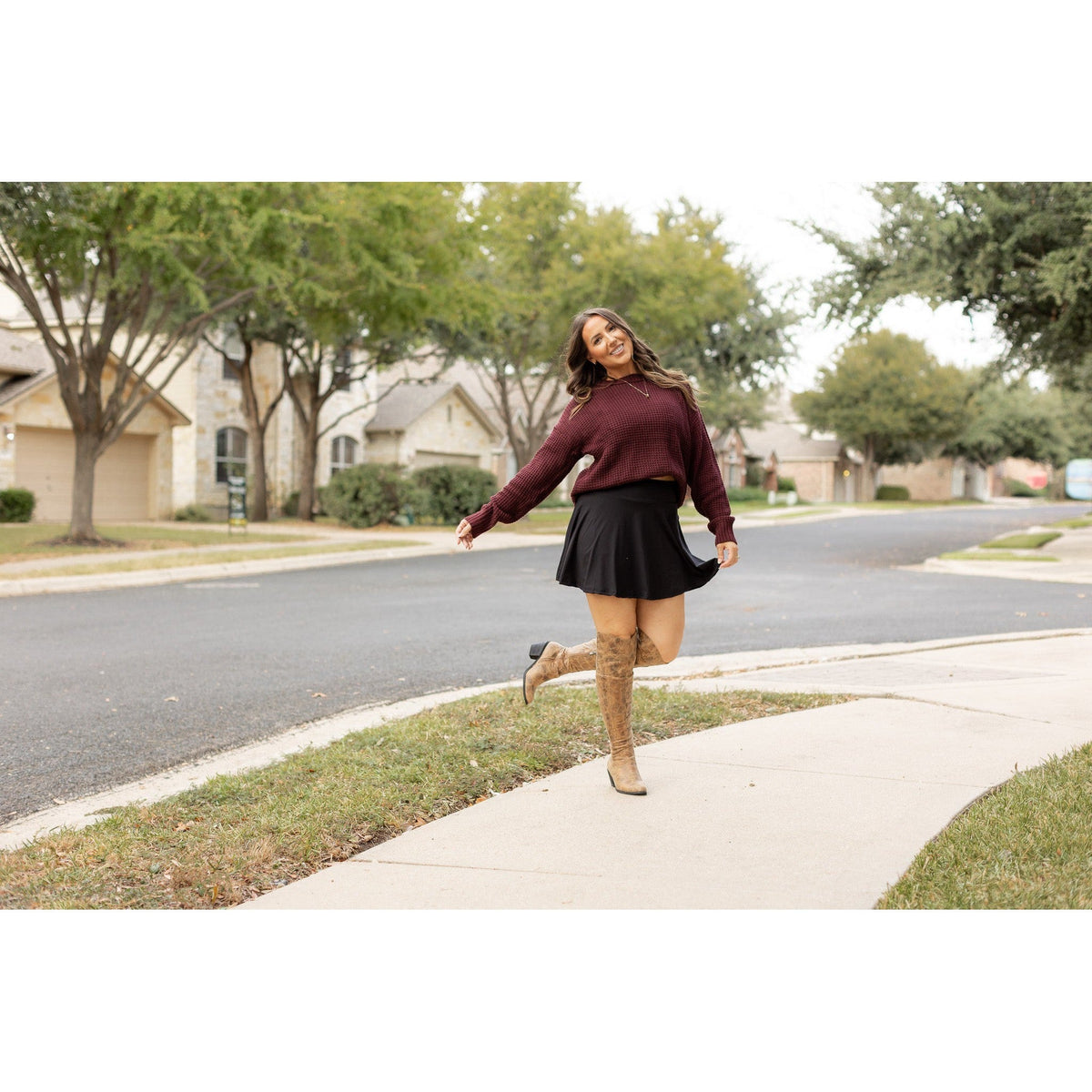Ready to Ship | The Brielle Black Skort