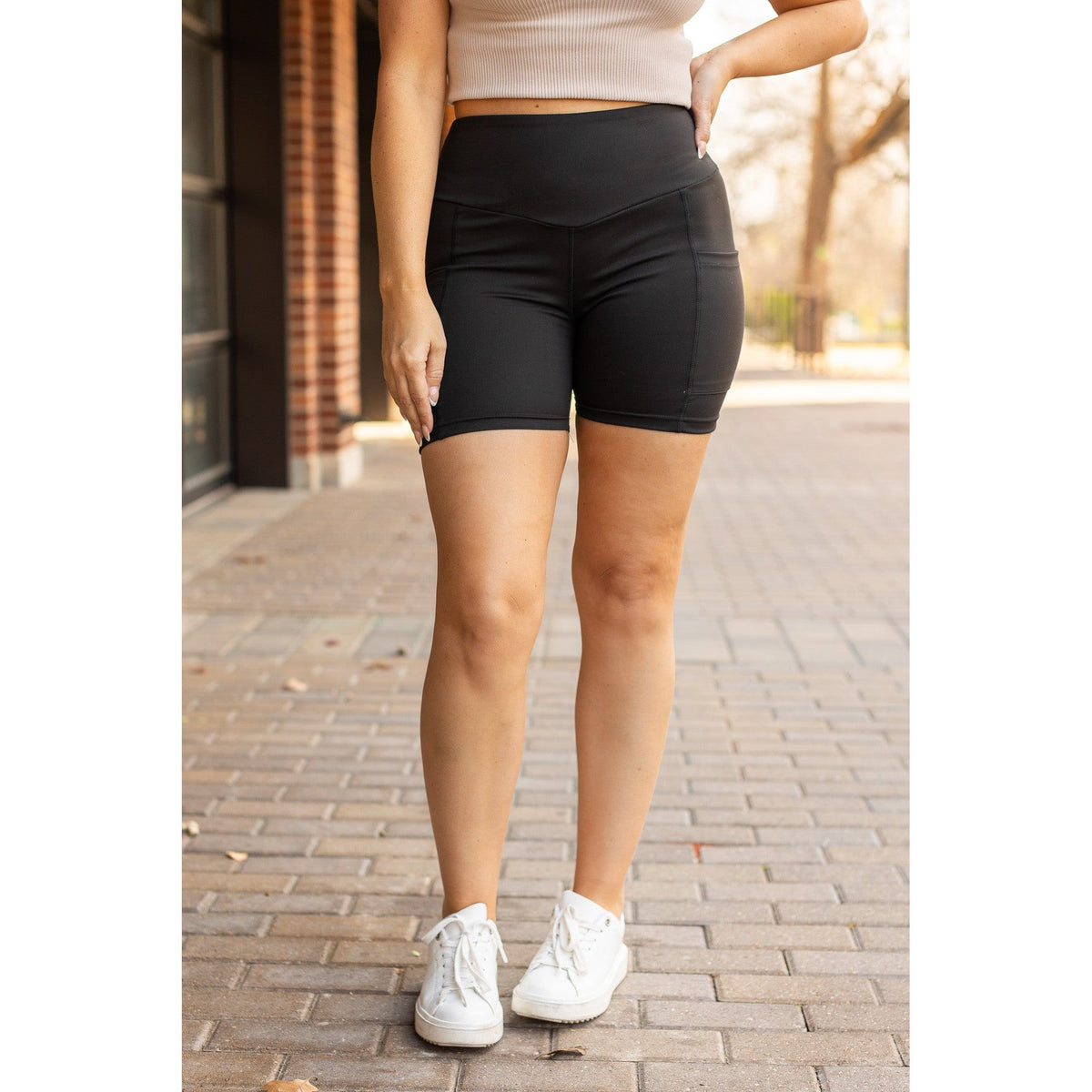 Julia Rose The Callie tummy control 5-inch biker shorts high-waisted women’s shorts