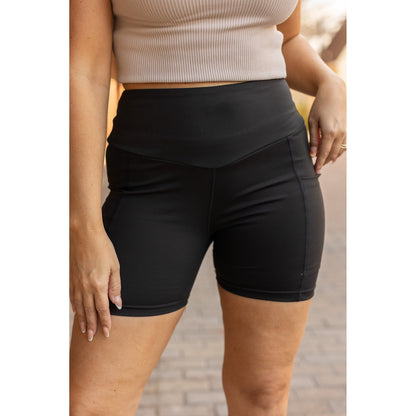 Julia Rose The Callie tummy control 5-inch biker shorts high-waisted women’s shorts