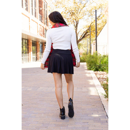 PreOrder | The Brielle Black Skort - Round 9