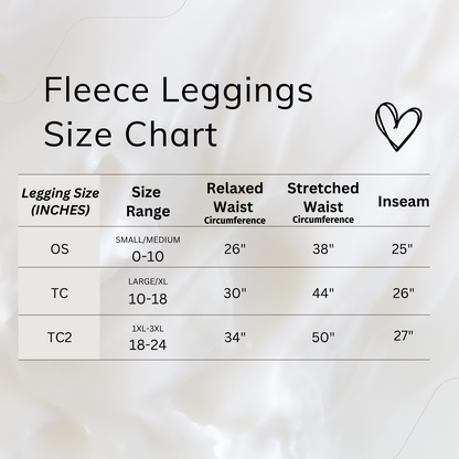 Maroon Fleece Leggings w/ Pockets