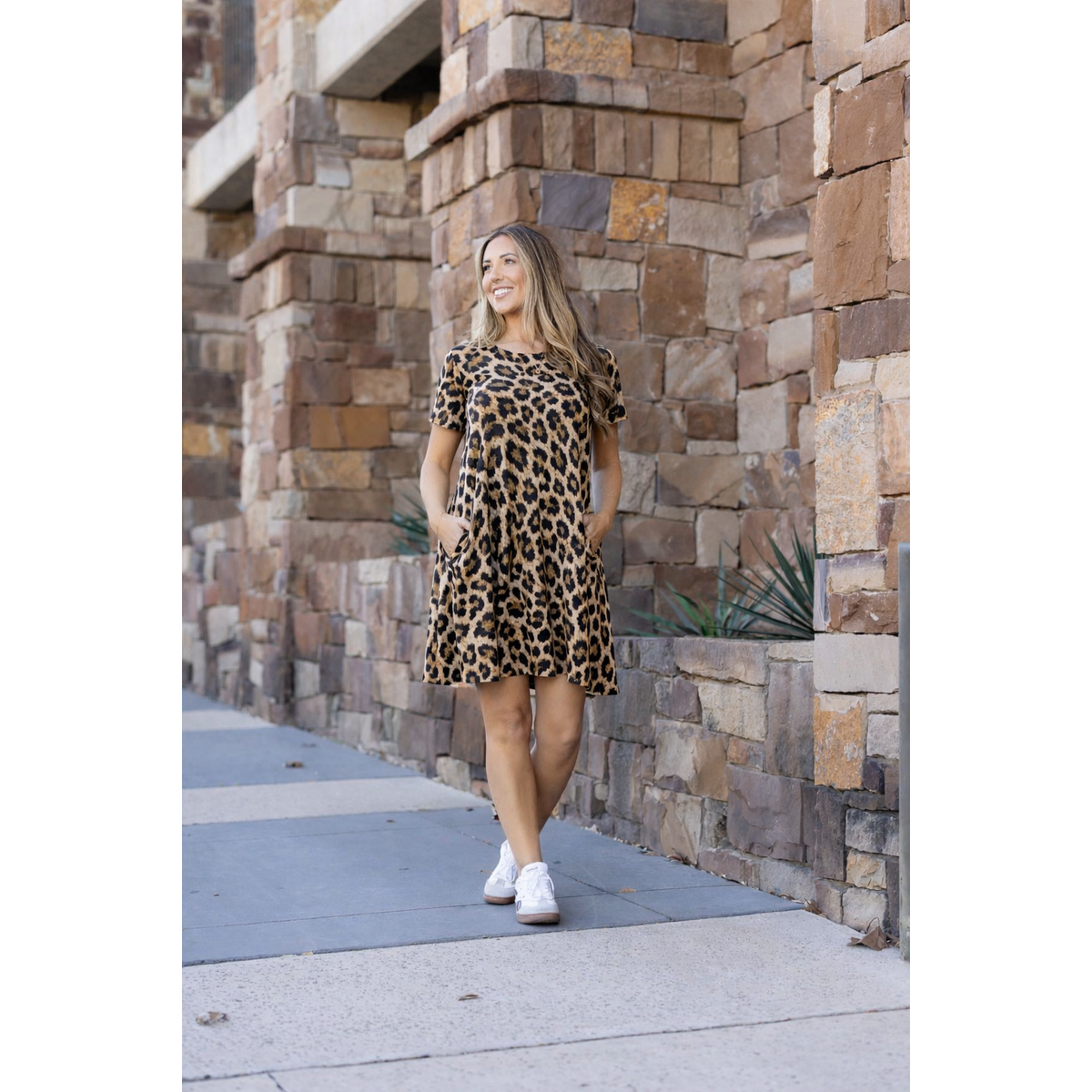 Ready to Ship | The Cassidy - Leopard Swing Dress*