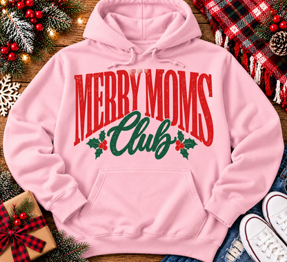Merry Moms Club Graphic Apparel