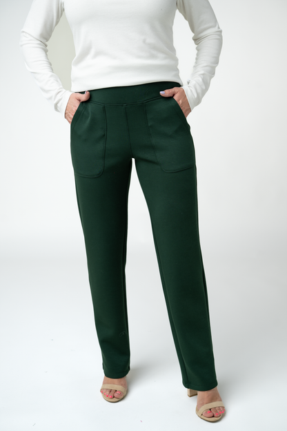 IN STOCK Luxe Ankle Bottoms- Evergreen