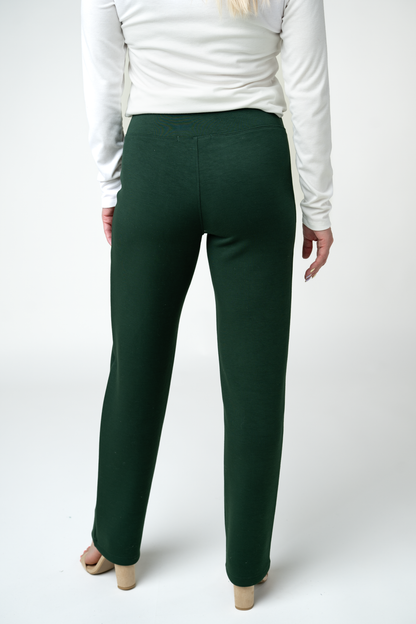 IN STOCK Luxe Ankle Bottoms- Evergreen
