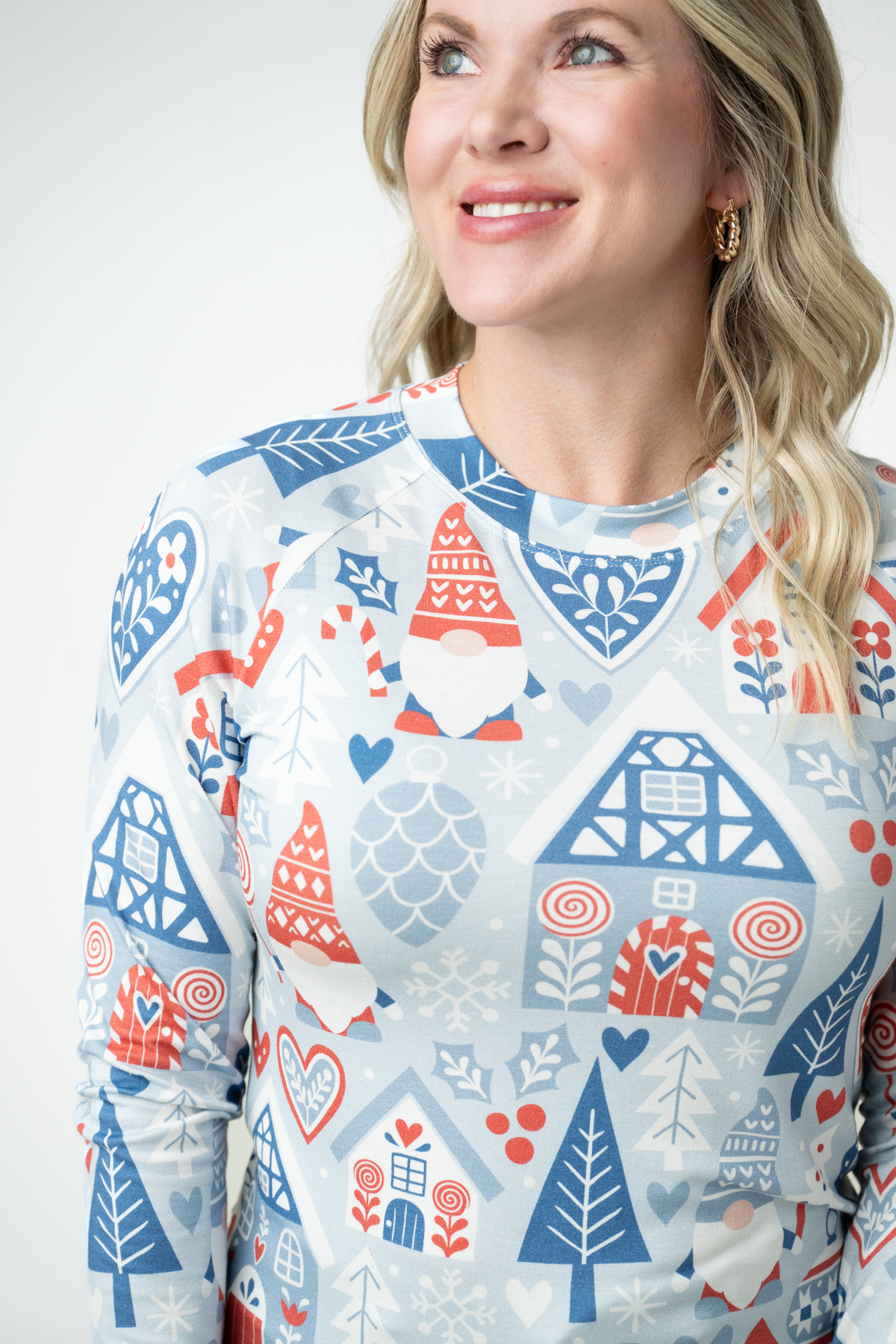 IN STOCK Blair Long Sleeve Top - Winter Gnome
