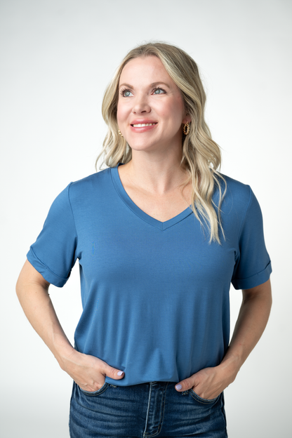 IN STOCK Sophie Top - Winter Blue