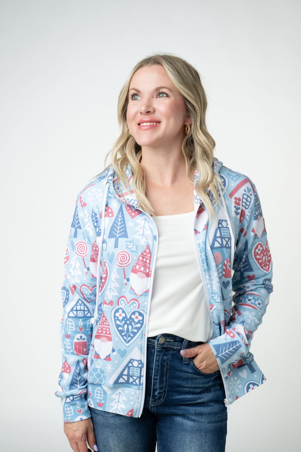 IN STOCK Fullzip Hoodie - Winter Gnome