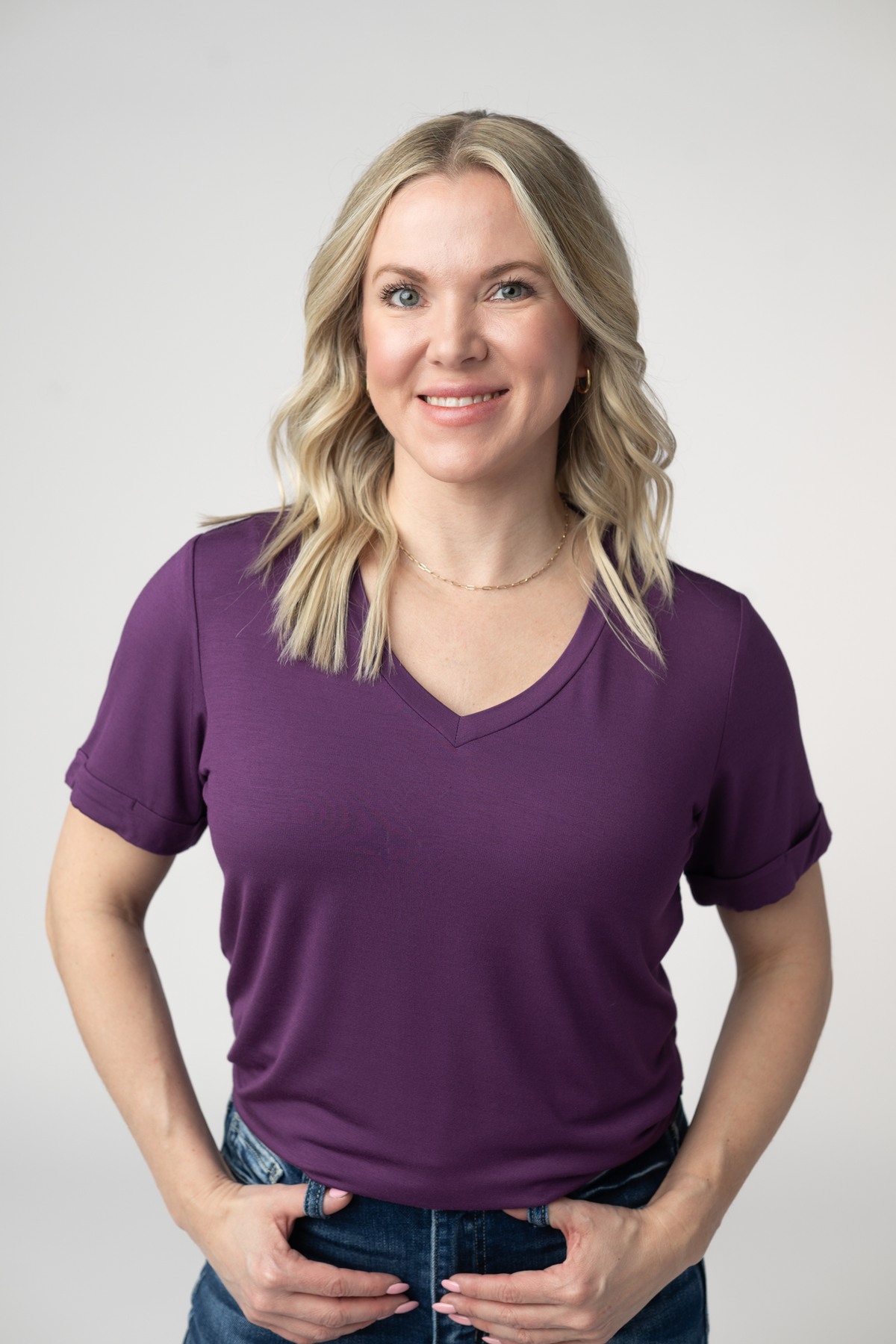 IN STOCK Sophie Top - Purple FINAL SALE