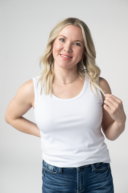 IN STOCK Ava Tank- White