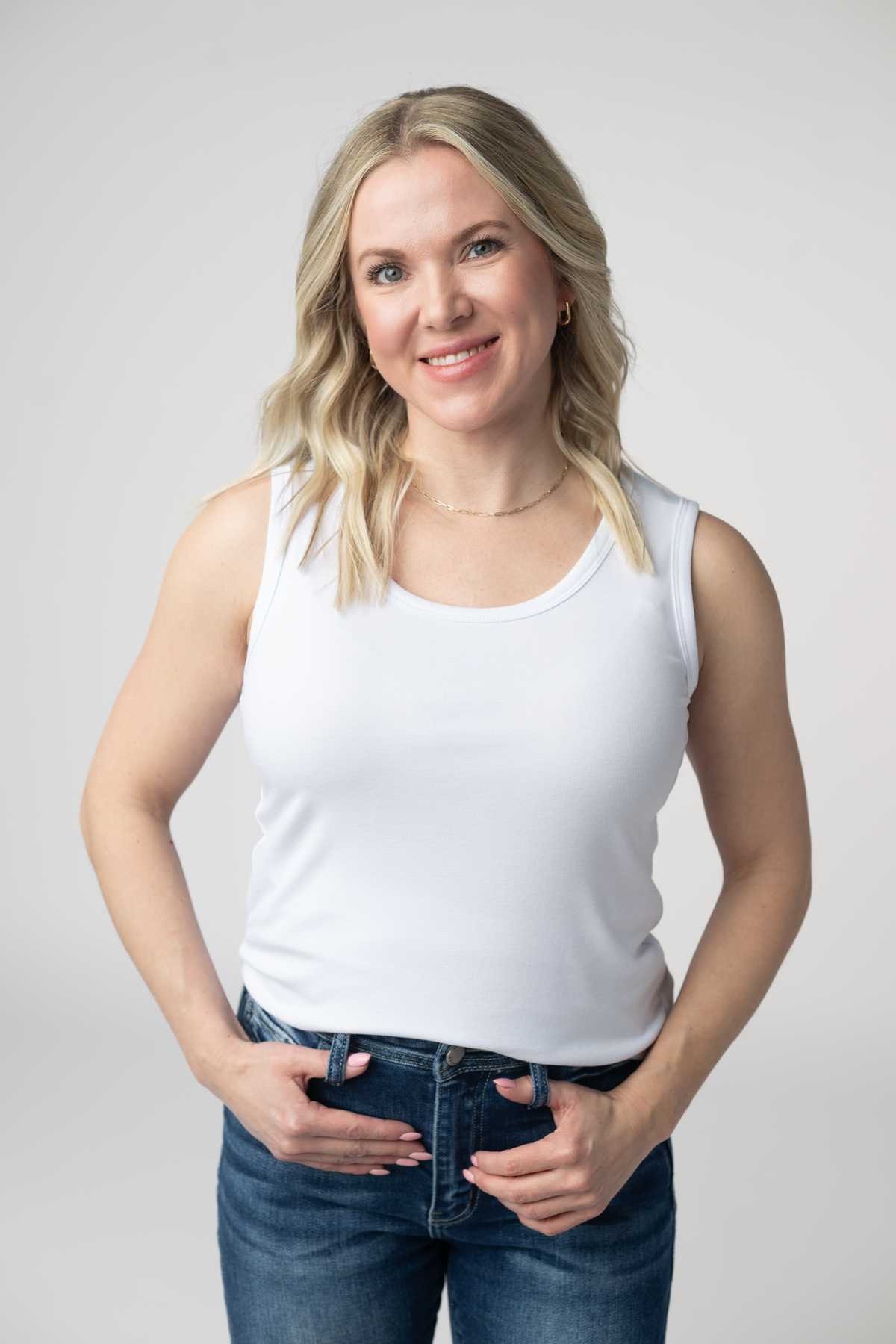 IN STOCK Ava Tank- White
