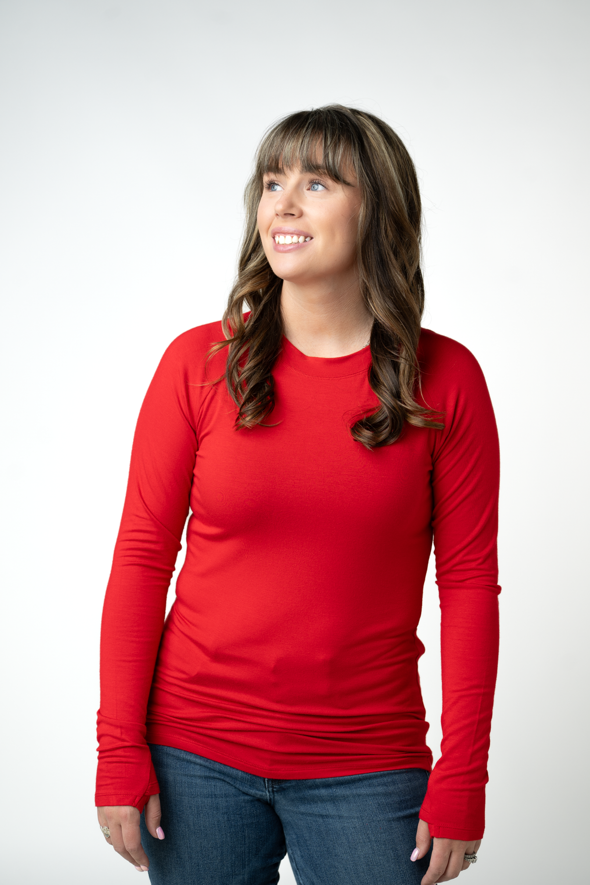 IN STOCK Blair Long Sleeve Top - Red