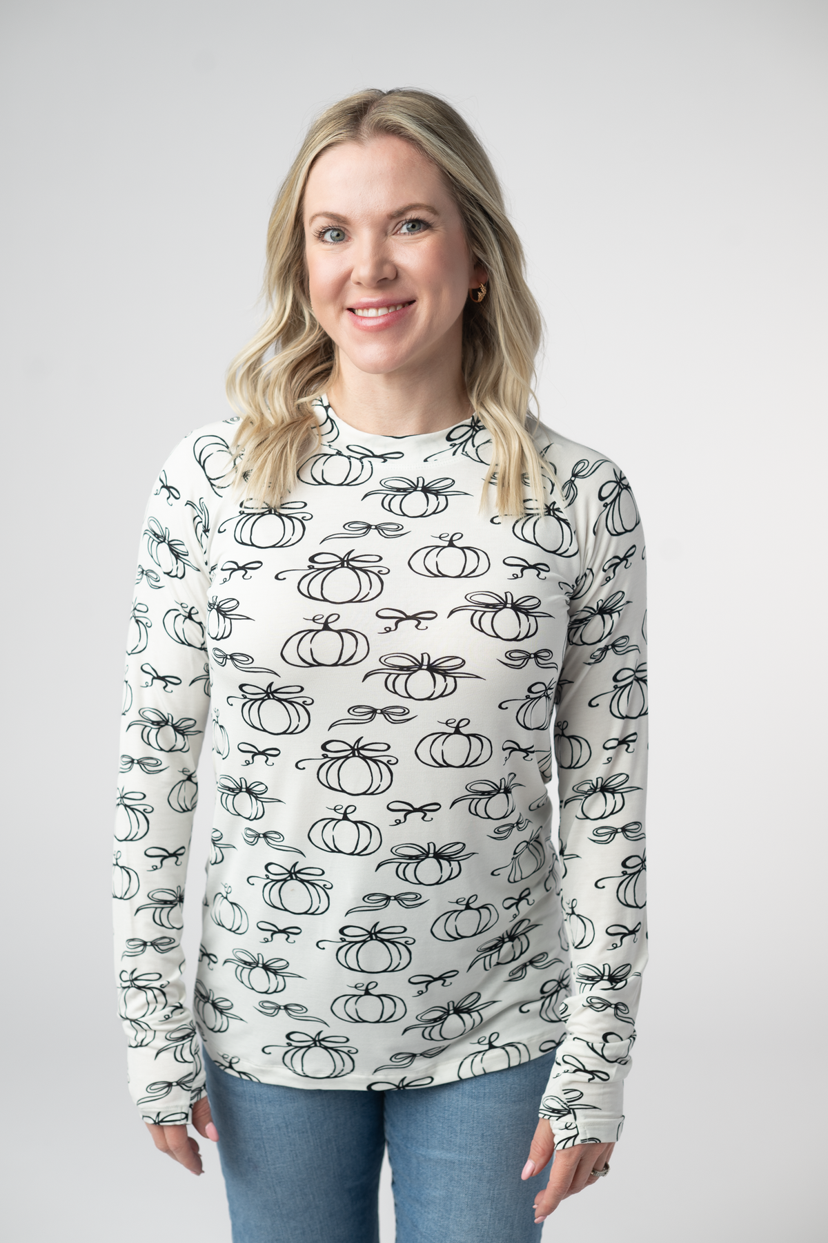 IN STOCK Blair Long Sleeve Top - Classic Pumpkins FINAL SALE