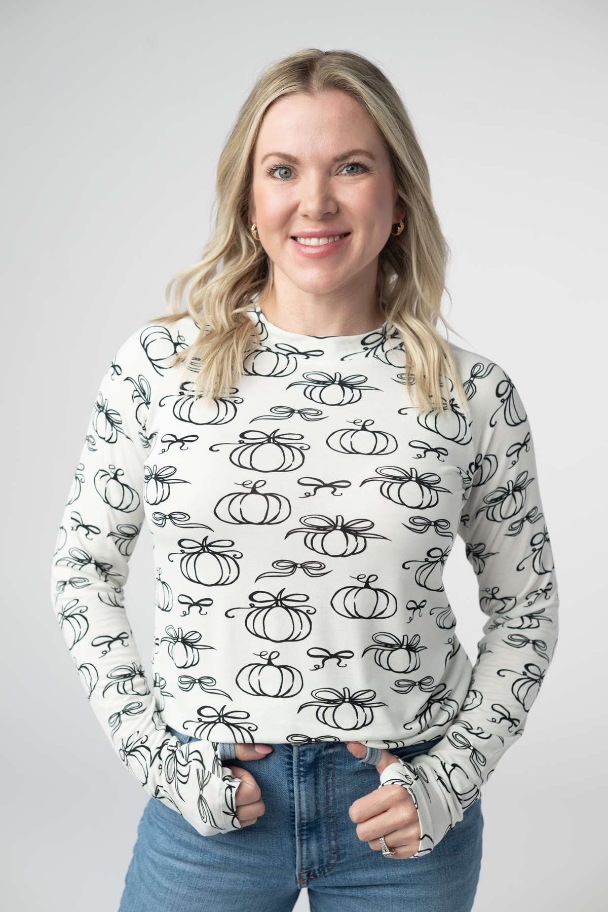 IN STOCK Blair Long Sleeve Top - Classic Pumpkins FINAL SALE