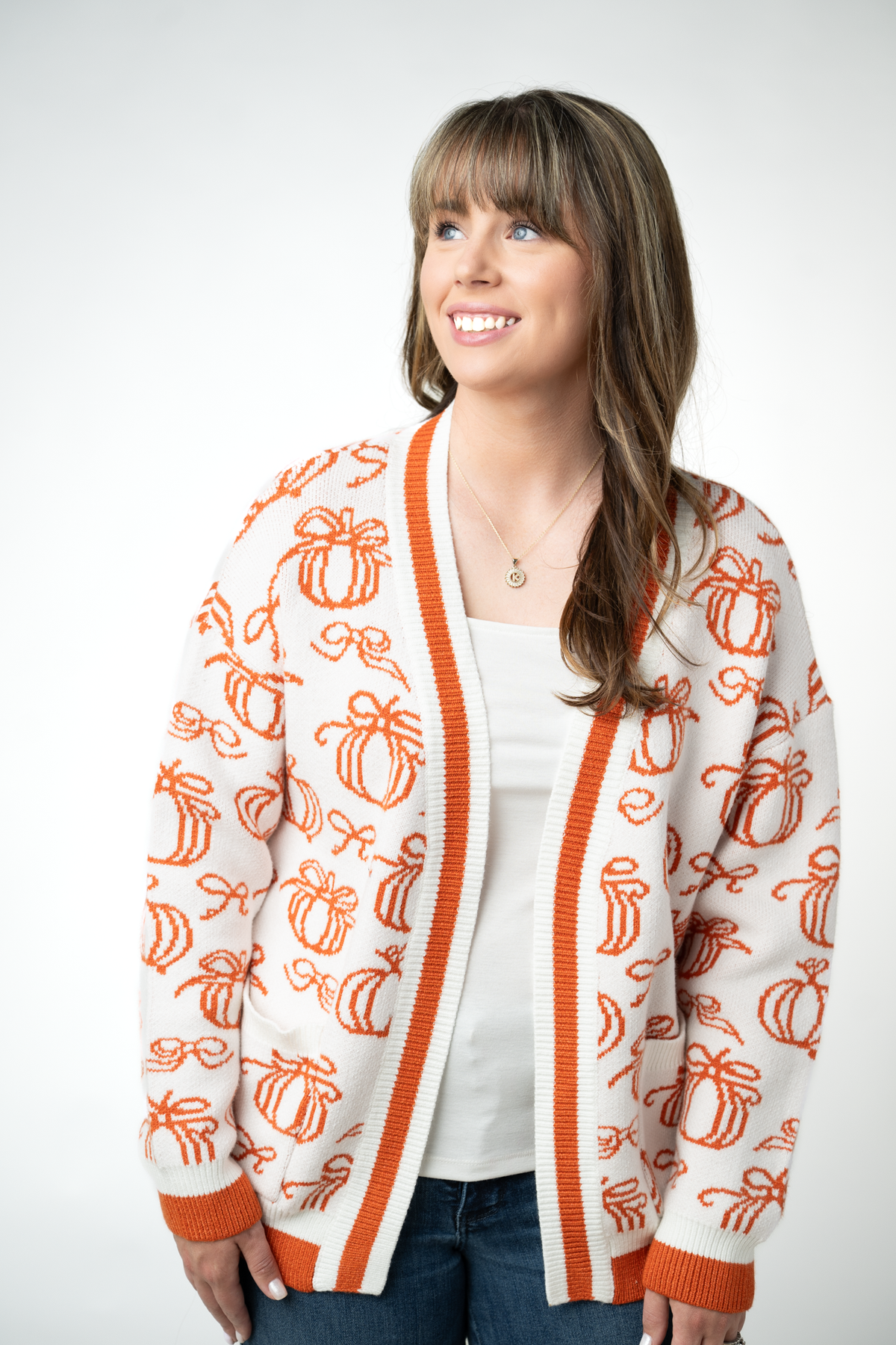 IN STOCK Pumpkins Pocket Cardigan FINAL SALE