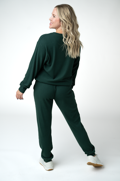 IN STOCK Corrine Joggers - Evergreen