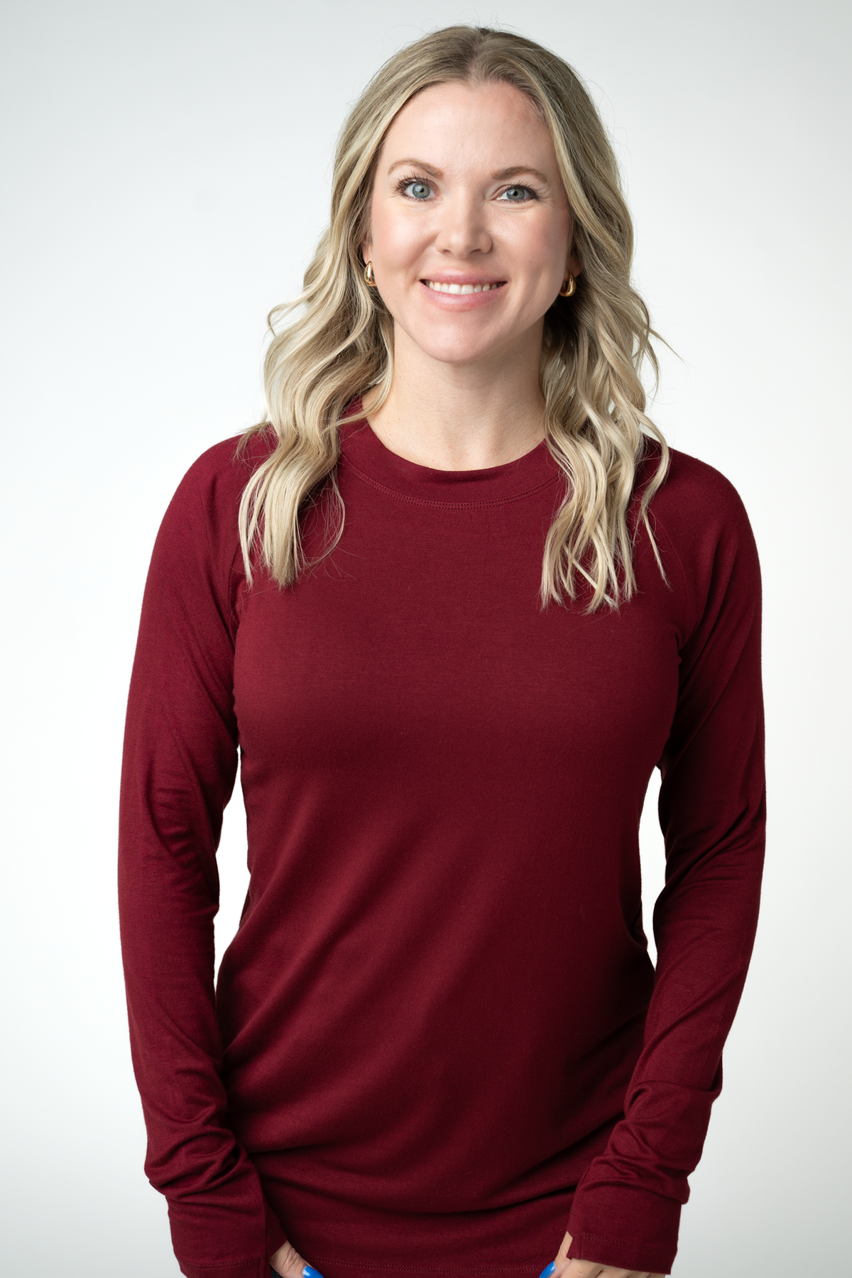 IN STOCK Blair Long Sleeve Top - Cranberry