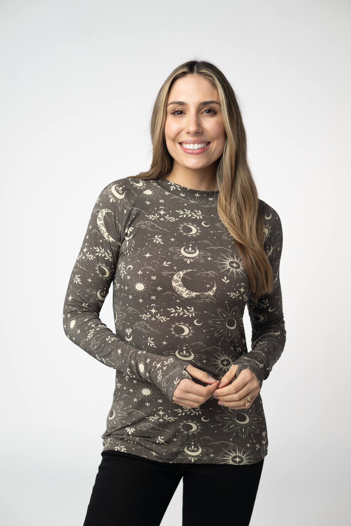 SOLD OUT Blair Long Sleeve Top - Celestial Nights FINAL SALE