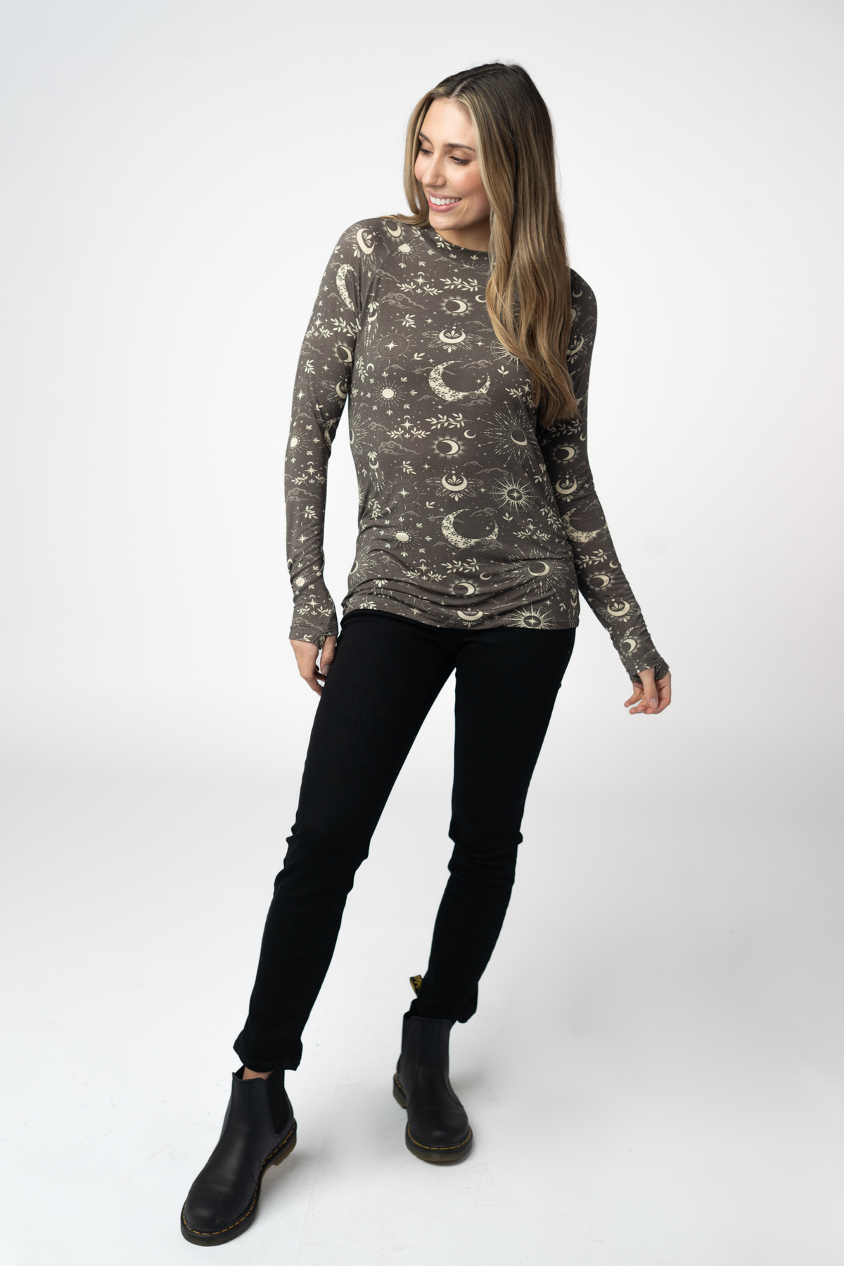 SOLD OUT Blair Long Sleeve Top - Celestial Nights FINAL SALE