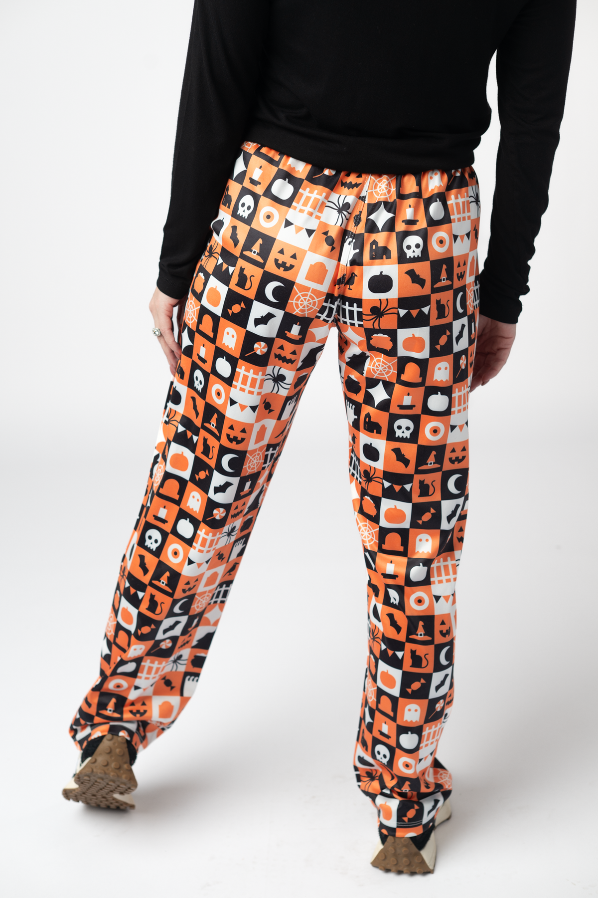 IN STOCK Lounge Pants - Trick-Or-Treat Checkered FINAL SALE
