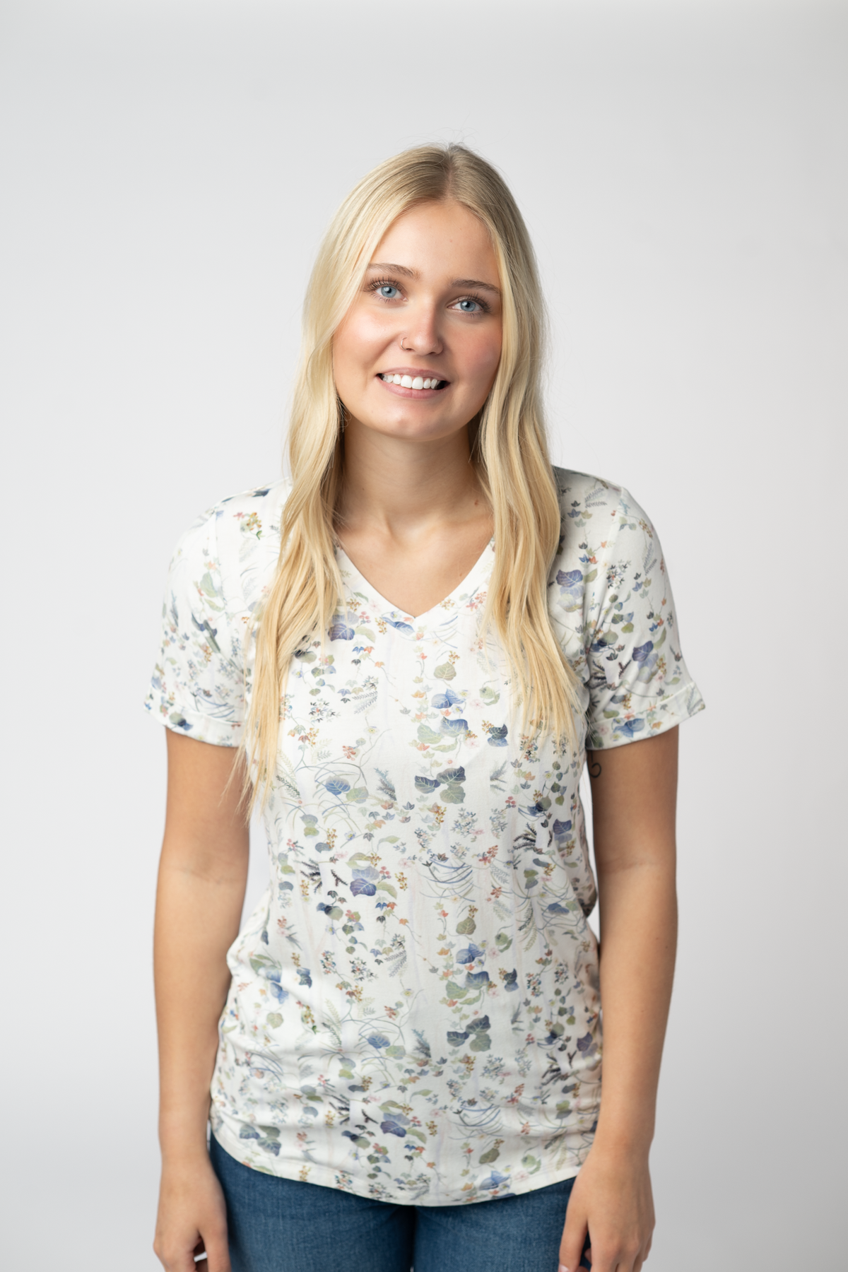IN STOCK Sophie Top - Olive Meadow FINAL SALE