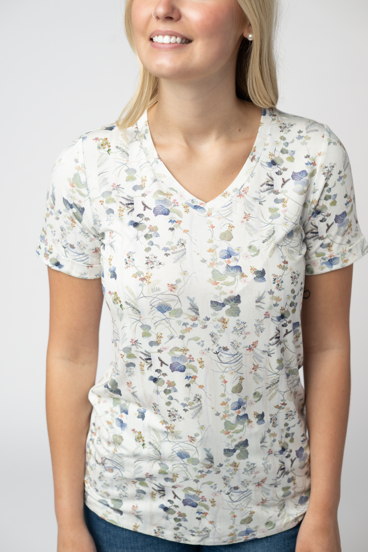 IN STOCK Sophie Top - Olive Meadow FINAL SALE