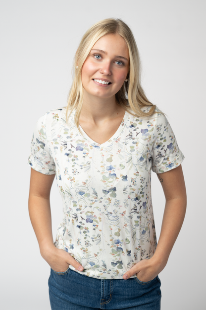 IN STOCK Sophie Top - Olive Meadow FINAL SALE