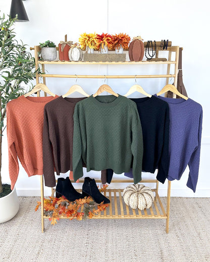 IN STOCK Gianna Pullover Sweater - Black