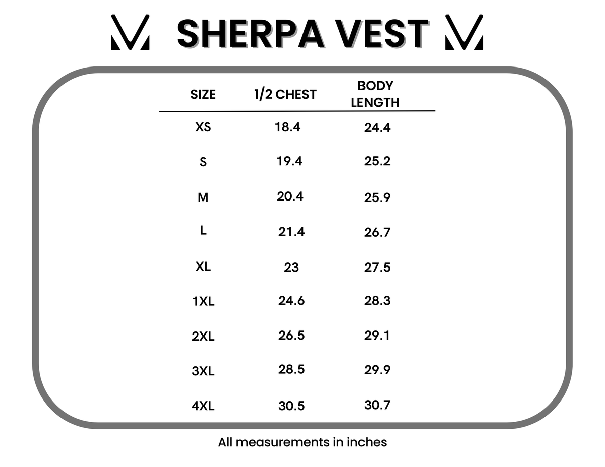 IN STOCK Sherpa Vest - Black