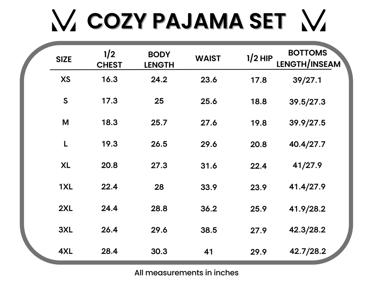 IN STOCK Cozy Pajama Set - Blushwood Floral