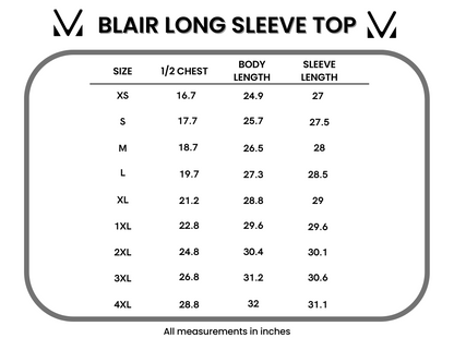 IN STOCK Blair Long Sleeve Top - Mulberry