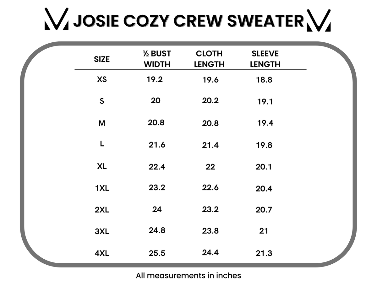 IN STOCK Josie Cozy Crew Sweater - Mocha FINAL SALE