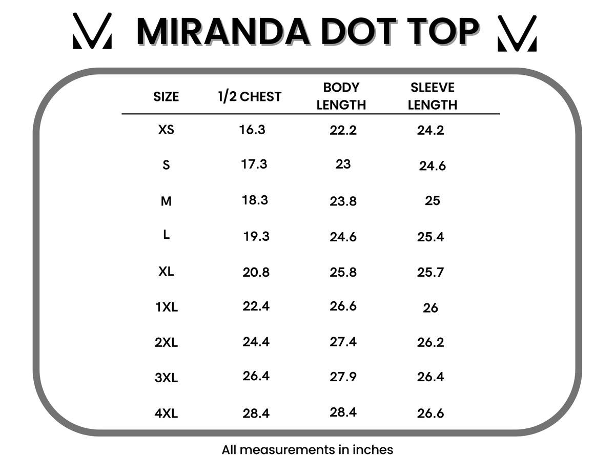 IN STOCK Miranda Dot Top - Brown